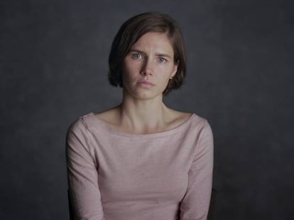 Amanda Knox en el documental.