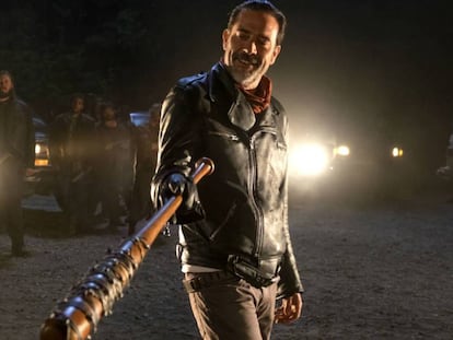 Jeffrey Dean Morgan interpreta a Negan em 'The Walking Dead'.