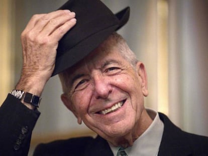 Leonard Cohen, en enero de 2012, en París.