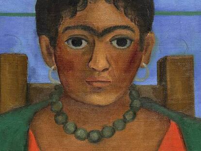 'Niña con collar' de Frida Kahlo.
