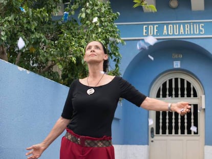 Sonia Braga e o edifício Aquarius, os grandes protagonistas. Em vídeo, trailer