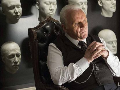 Anthony Hopkins, en la serie 'Westworld'.