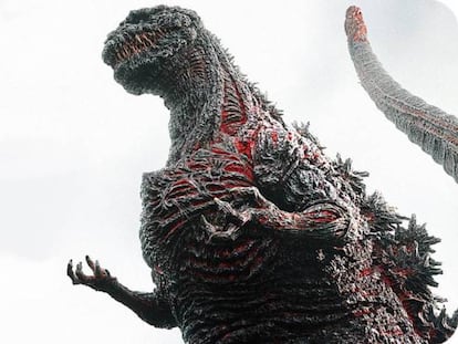 Gabinete de crisis con monstruo al fondo