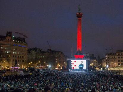 Miles de manifestantes se solidarizan con Farhadi en Londres