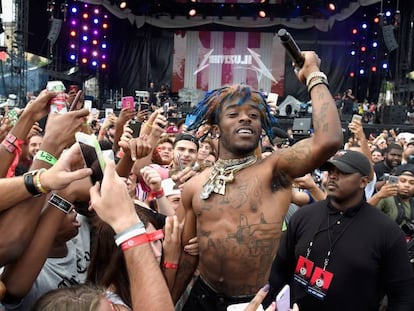 Lil Uzi Vert, en un concierto en Filadelfia.