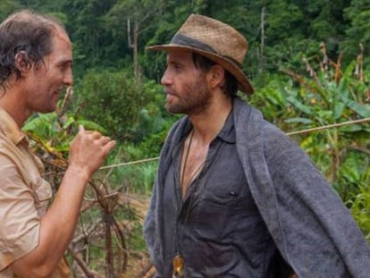 Matthew McConaughey y Edgar Ramírez, en 'Gold'.