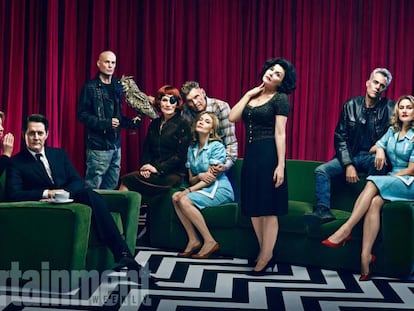 Reparto de 'Twin Peaks'. En el vídeo, teaser de la serie.