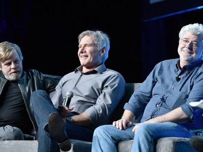 Hamill, Ford y Lucas.