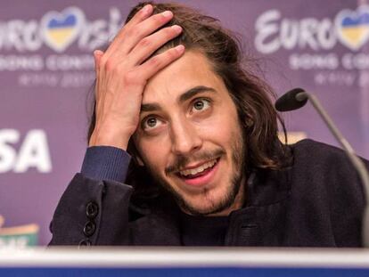 El portugués Salvador Sobral, ganador de Eurovisión 2017.