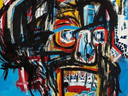 El lienzo sin título del artista Jean-Michel Basquiat.