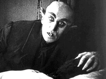 Un fotograma de 'Nosferatu el vampiro', de 1922.