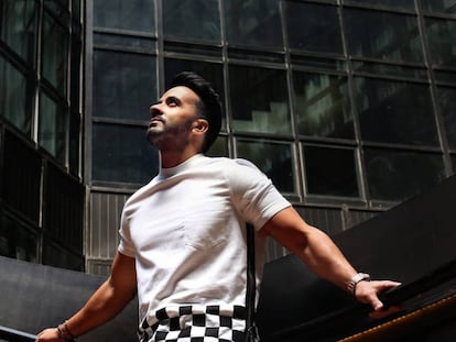 El cantante Luis Fonsi, ayer en Madrid. Jaime Villanueva. Vídeo: Jaime Casal