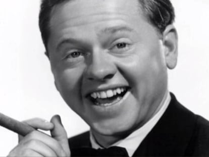 El actor Mickey Rooney.