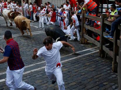 San Fermín 2017: los encierros en directo en EL PAÍS