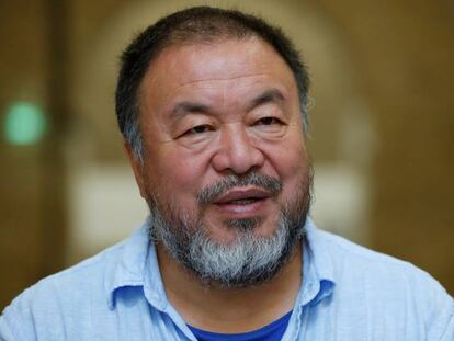 Ai Weiwei, en su estudio de Berlín, el pasado 13 de julio. En vídeo, el artista habla de los derechos humanos en China tras la muerte de Liu Xiaobo.