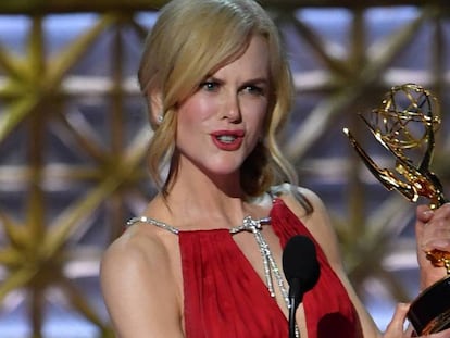 Nicole Kidman, mejor actriz de reparto en miniserie por 'Big Little Lies'.