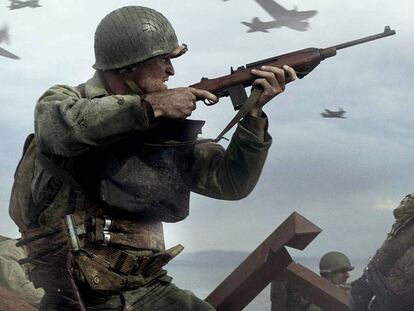 Imagen del videojuego 'Call of duty. WWII' y tráiler de lanzamiento.