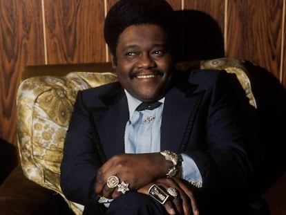 Fats Domino, en una foto de 1970,