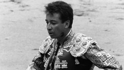 Armillita durante 21º corrida de la Feria de San Isidro en 1995.