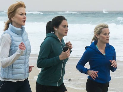 Nicole Kidman, Shailene Woodley y Reese Witherspoon, en 'Big Little Lies'.