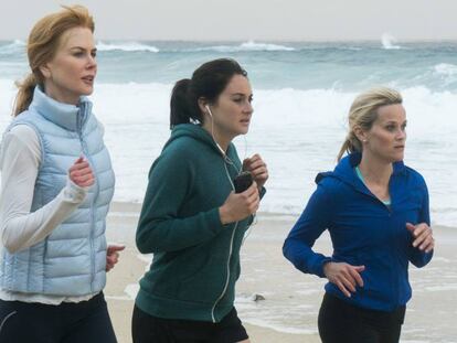 Nicole Kidman, Shailene Woodley y Reese Witherspoon, en 'Big Little Lies'.