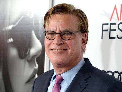 Aaron Sorkin el pasado 16 de noviembre, antes de una proyección de 'Molly's Game' en Hollywood. En vídeo, tráiler de 'Molly's Game'.