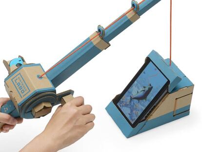Una imagen del nuevo juguete interactivo de Nintendo, el Toy-Con.
