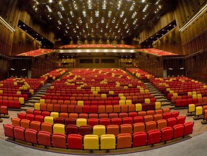 Sala de butacas configurable del Cartuja Center Cite, en Sevilla.