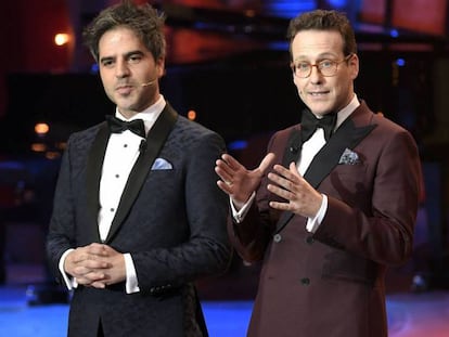 FOTO: Ernesto Sevilla y Joaquín Reyes, presentadores de los Goya 2018. / VÍDEO: Los cómicos hablan de su papel como presentadores de la gala.