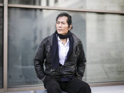 El filósofo Byung-Chul Han, ayer en Barcelona.