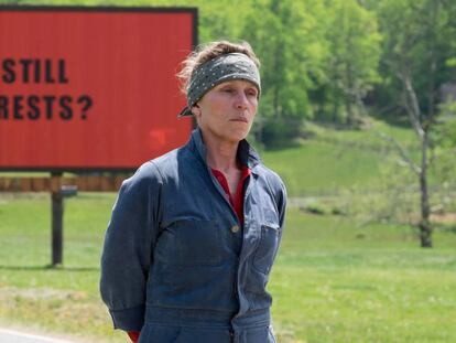 Frances McDormand, en 'Tres anuncios a las afueras'.