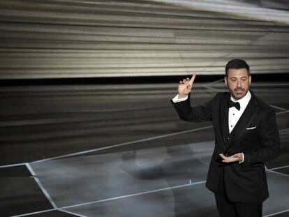 Jimmy Kimmel, durante su monólogo en la gala.