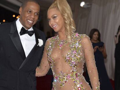 Jay Z i Beyoncé, a la gala del Met a Nova York.