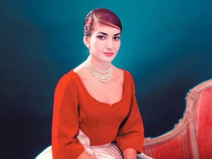 Maria Callas, en el filme.