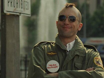Robert DeNiro en 'Taxi Driver'. En vídeo: 75 años de Scorsese, un grande del cine.