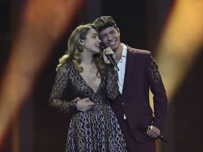FOTO: Amaia y Alfred en su actuación en la final de Eurovisión 2018. / VÍDEO: Fragmento de la actuación y declaraciones de ambos artistas.