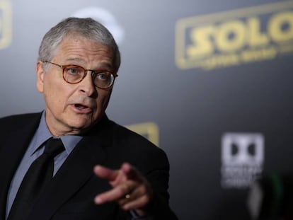 Lawrence Kasdan, en el estreno en Los Ángeles el 10 de mayo de 'Han Solo: una historia de Star Wars'. En vídeo, tráiler de la película.