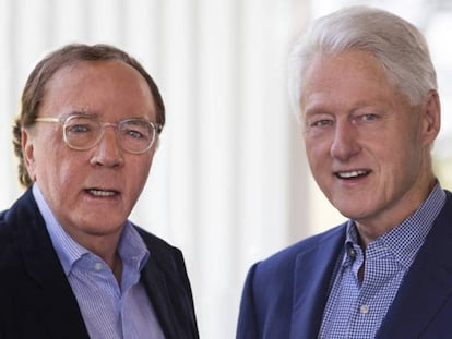 James Patterson y Bill Clinton, en una imagen promocional.