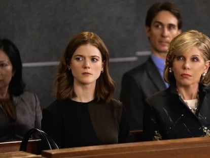 Rose Leslie y Christine Baranski en la segunda temporada de 'The Good Fight'. En vídeo, el tráiler de la segunda temporada de la serie.