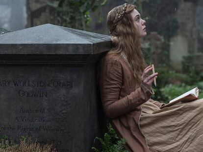 Elle Fanning, en 'Mary Shelley'.