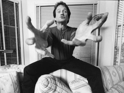 Robin Williams, a finales de los setenta, en una fotografía que aparece en el documental 'En la mente de Robin Williams'. En el vídeo, el tráiler.