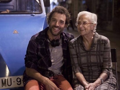 Daniel Guzmán y Antonia Guzmán, en el rodaje de 'A cambio de nada'. En vídeo, tráiler de la película.