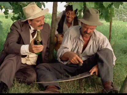FOTO: Burt Lancaster y Sterling Hayden en una escena de 'Novecento'. / VÍDEO: Tráiler de la película.