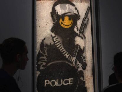 Banksy se verá en Madrid el día de la Constitución