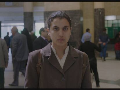 La actriz Zahraa Ghandour en la película 'La decisión', de Mohamed Al-Daradji.