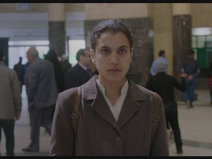 La actriz Zahraa Ghandour en la película 'La decisión', de Mohamed Al-Daradji.