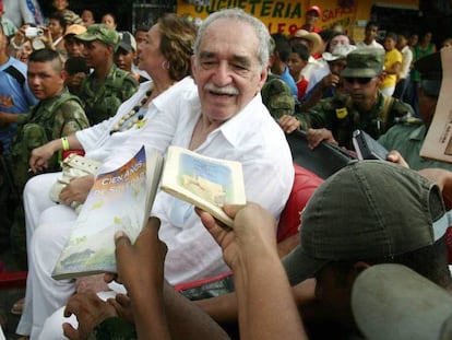 Gabriel García Márquez en 2007 en Santa Marta, Colombia. En vídeo, el tráiler de la serie.