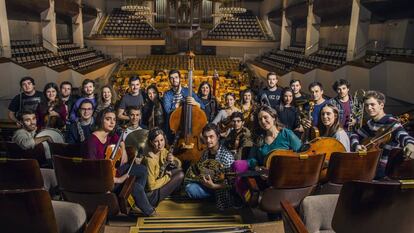 Los 26 españoles de la Joven Orquesta de Gustav Mahler, en el Auditorio Nacional. En vídeo, declaraciones de varios de los músicos.