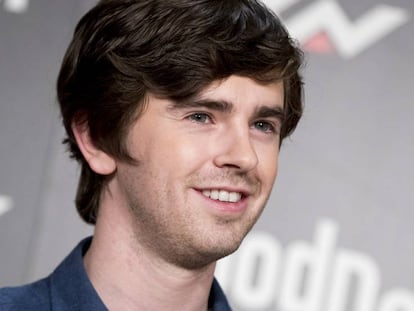 El actor Freddie Highmore, el pasado martes en Madrid. En vídeo, trailer de la serie.