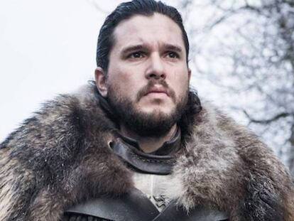 Kit Harington, en el papel de Jon Nieve, en una imagen de la octava temporada de 'Juego de tronos'. En vídeo, así ha sido el primer capítulo.